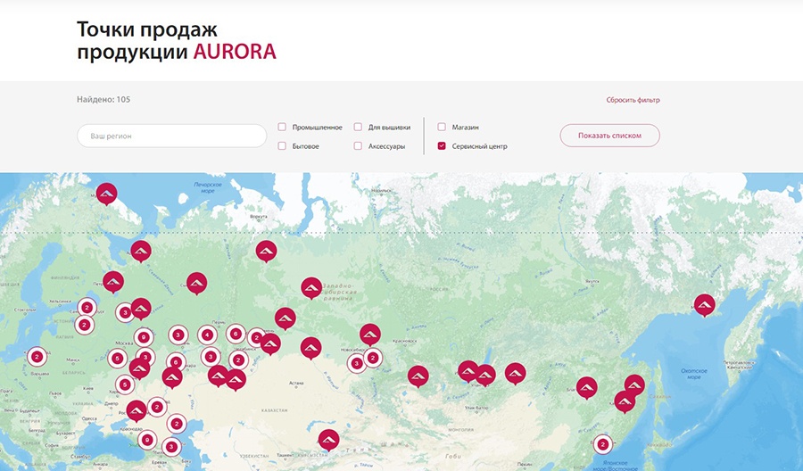 Четыре в одном: разработка сайта для производителя швейного оборудования